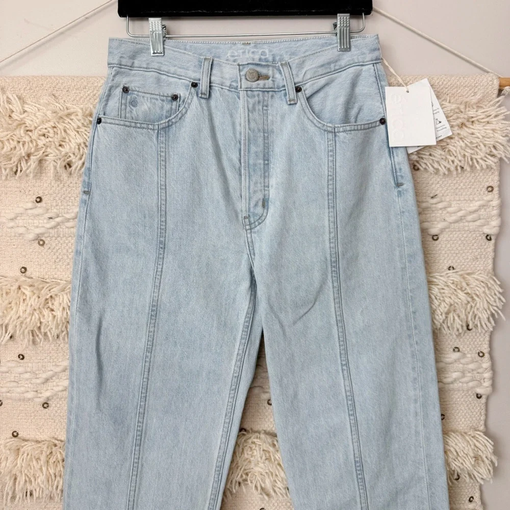 Etica Lightwash Straight Leg Jeans Size 26 - Picture 4 of 7